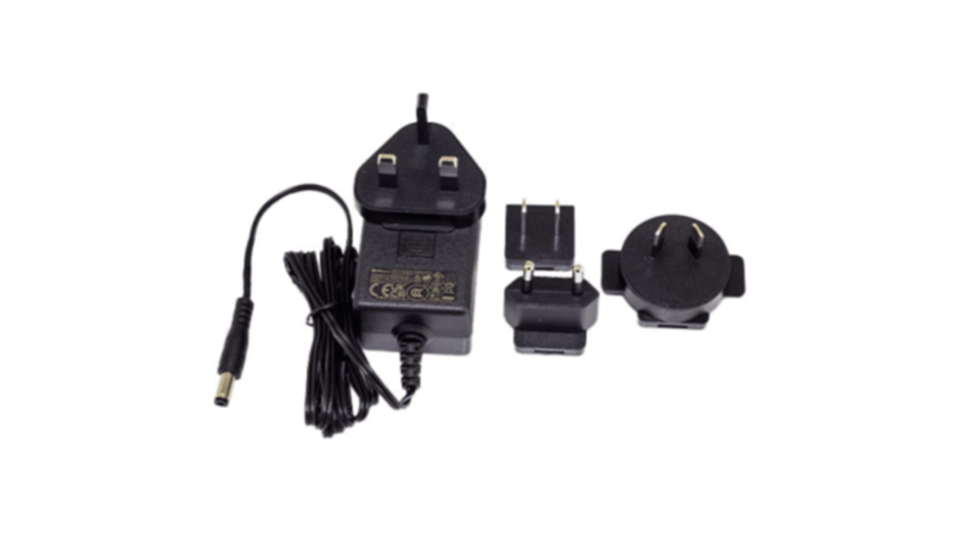 RS PRO 12W Plug-In Plug Adapter 5 → 24V dc Output, 1A Output