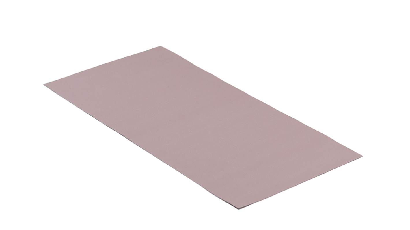 RS PRO Thermal Conductive Pad, 0.25mm Thick, 1.6W/m·K, Fibreglass, 200 x 100 x 0.25mm