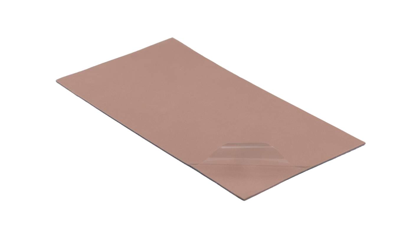 RS PRO Thermal Conductive Pad, 1mm Thick, 6W/m·K, Silicone, 200 x 100 x 1mm