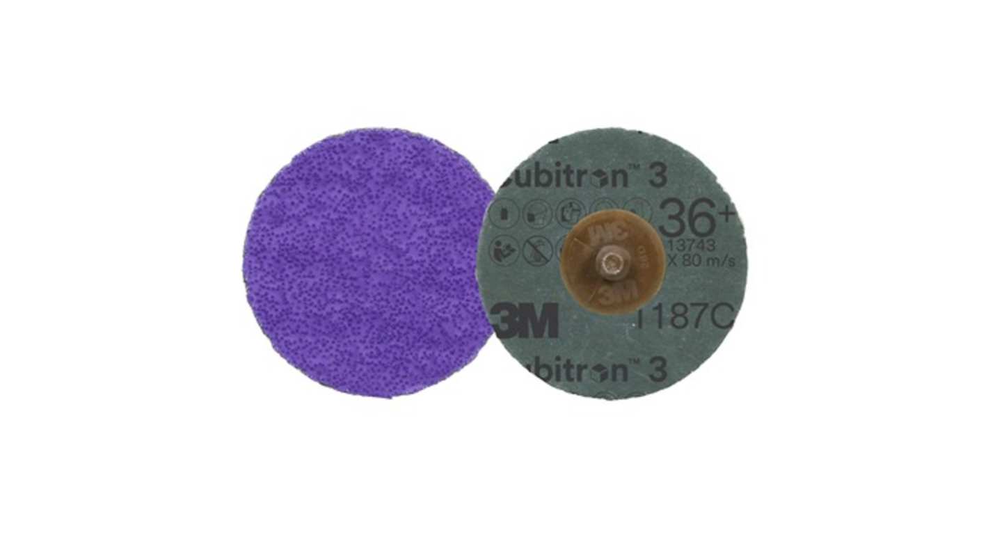 3M 1187C Ceramic Grinding Disc, 50mm, 36+ Grade, 50 in pack
