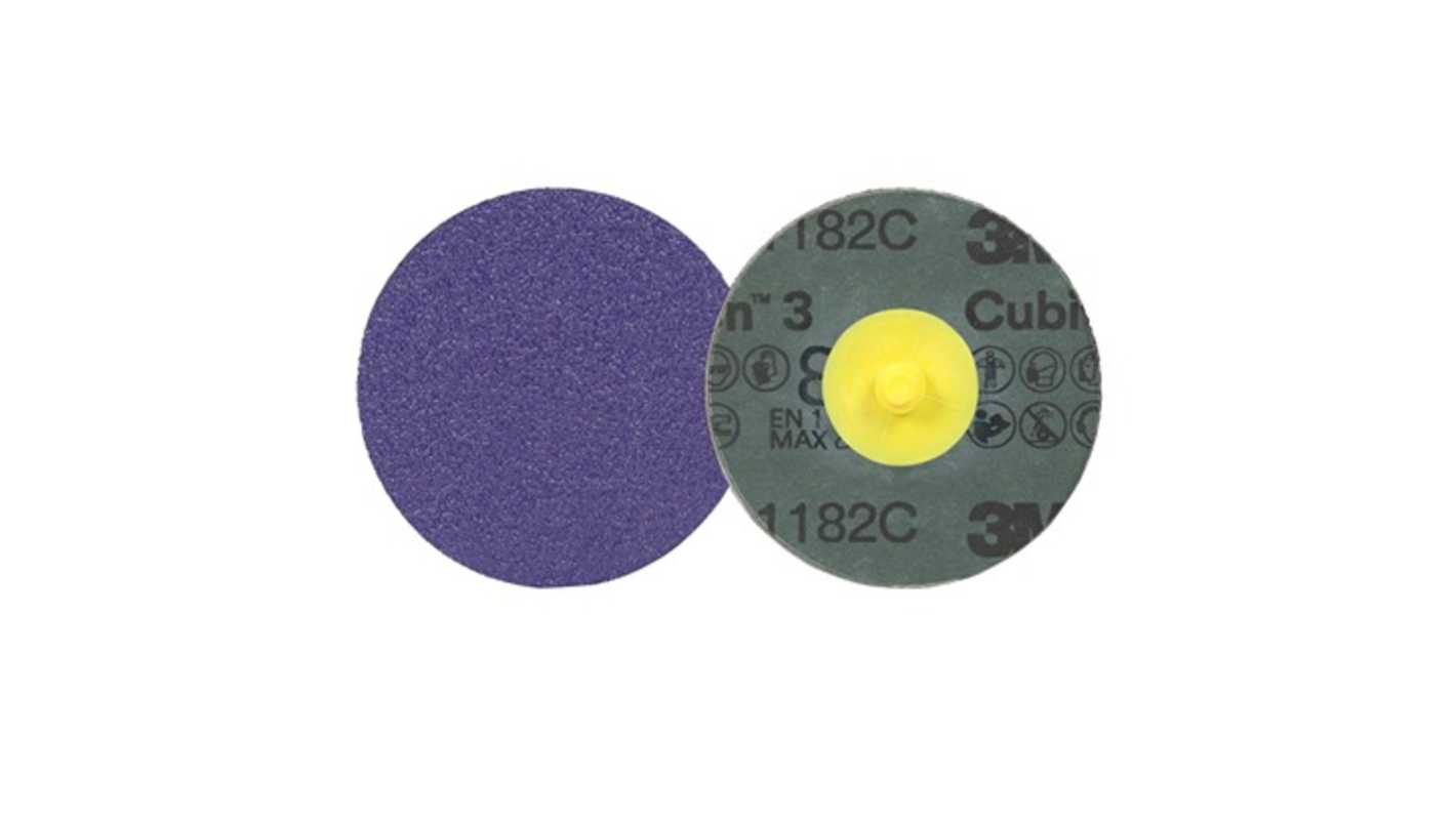 3M 1182C Ceramic Grinding Disc, 76.2mm, 80+ Grade, 50 in pack