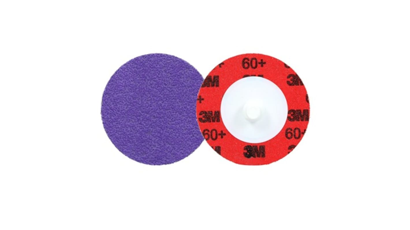 3M 1184F Ceramic Grinding Disc, 25 → 38mm, 60+ Grade, 50 in pack