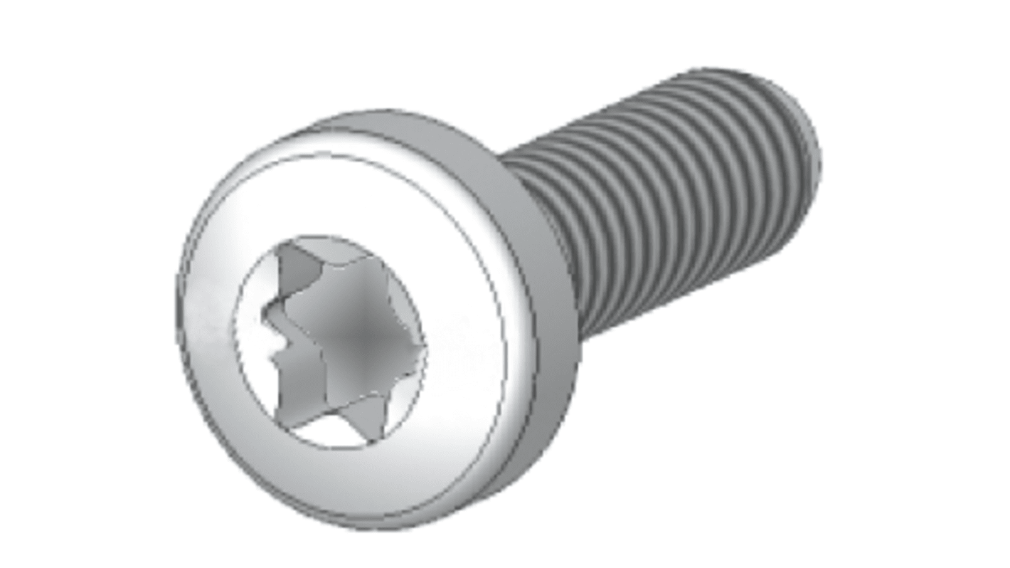 Siemens Galvanised Steel Oval Head Self Tapping Screw, 10mm Long