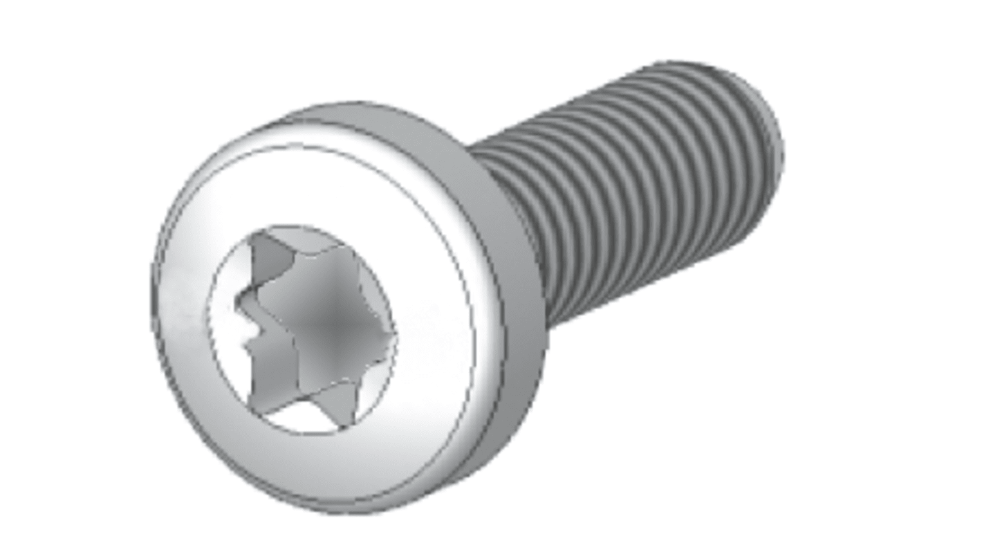 Siemens Galvanised Steel Oval Head Self Tapping Screw, 20mm Long