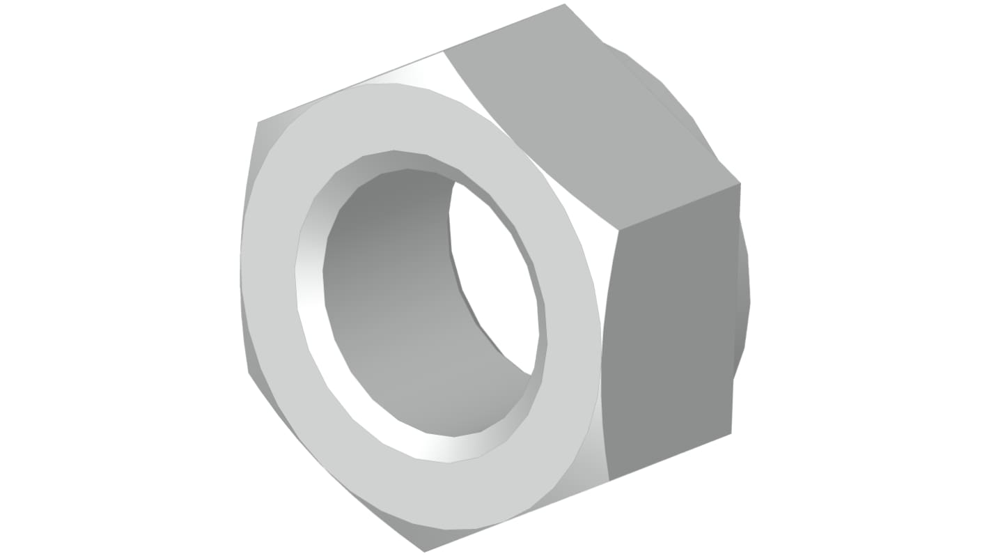 Siemens, Galvanised Steel Hex Nut, ISO 4032, M10