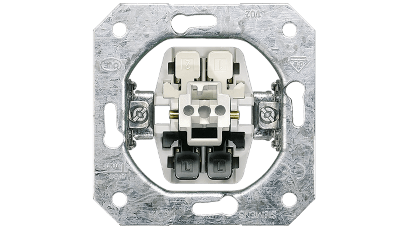 Siemens 1 Way Rocker Switch Grid Module 10A, DELTA Series