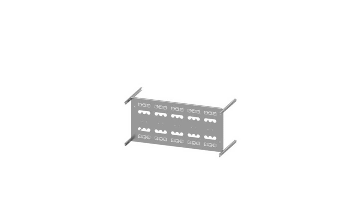 Siemens Grey 3 Gang Mounting Plate Sheet Steel Mounting Plate