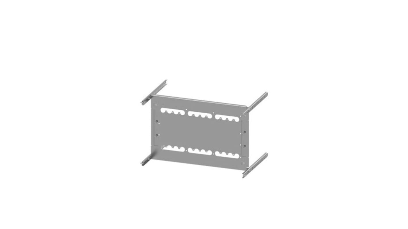 Siemens Grey 3 Gang Mounting Plate Sheet Steel Mounting Plate