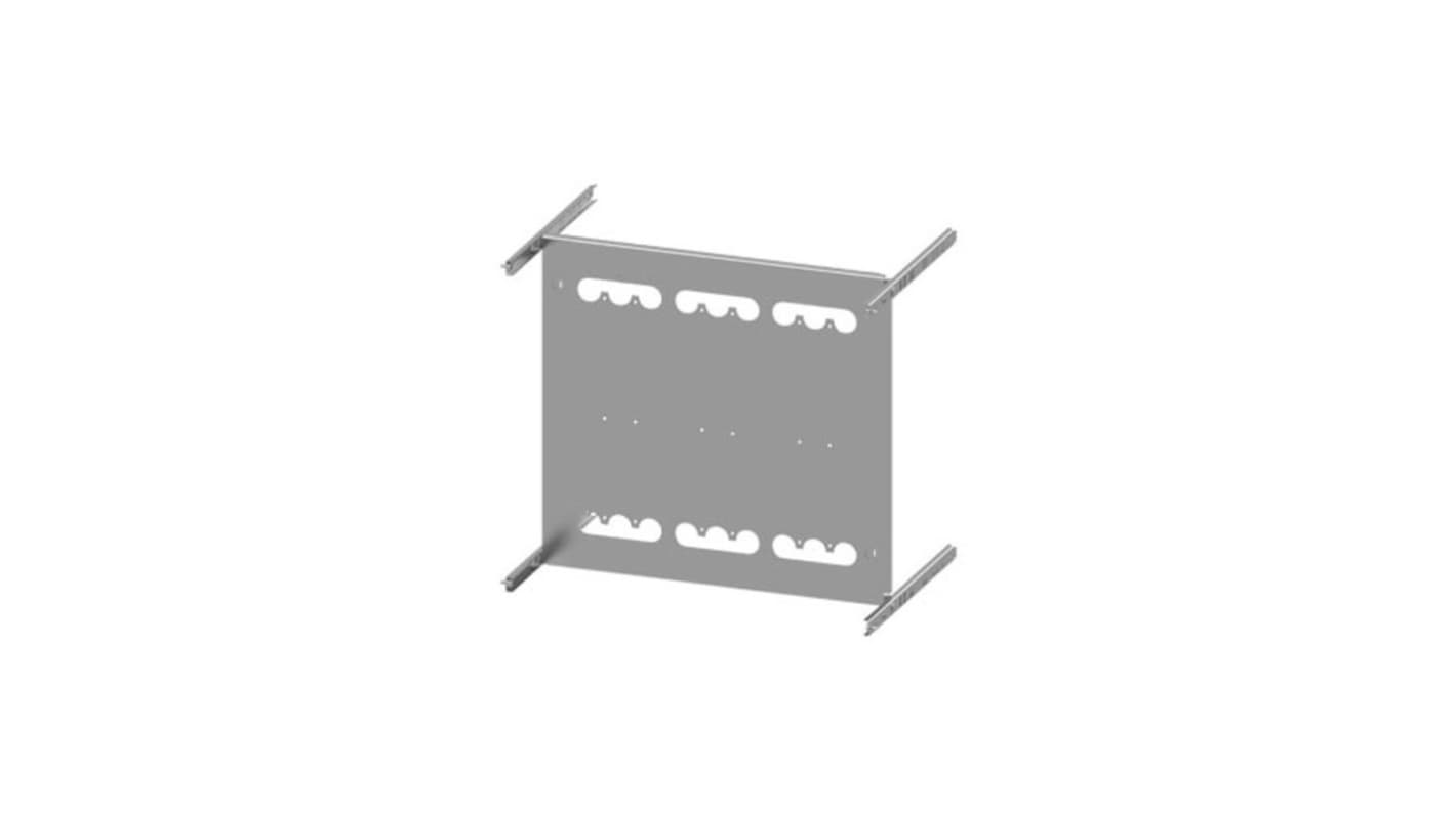 Siemens Grey 3 Gang Mounting Plate Sheet Steel Mounting Plate