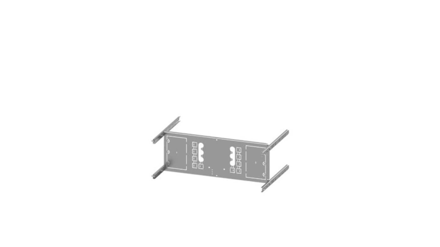 Siemens Grey 4 Gang Mounting Plate Sheet Steel Mounting Plate