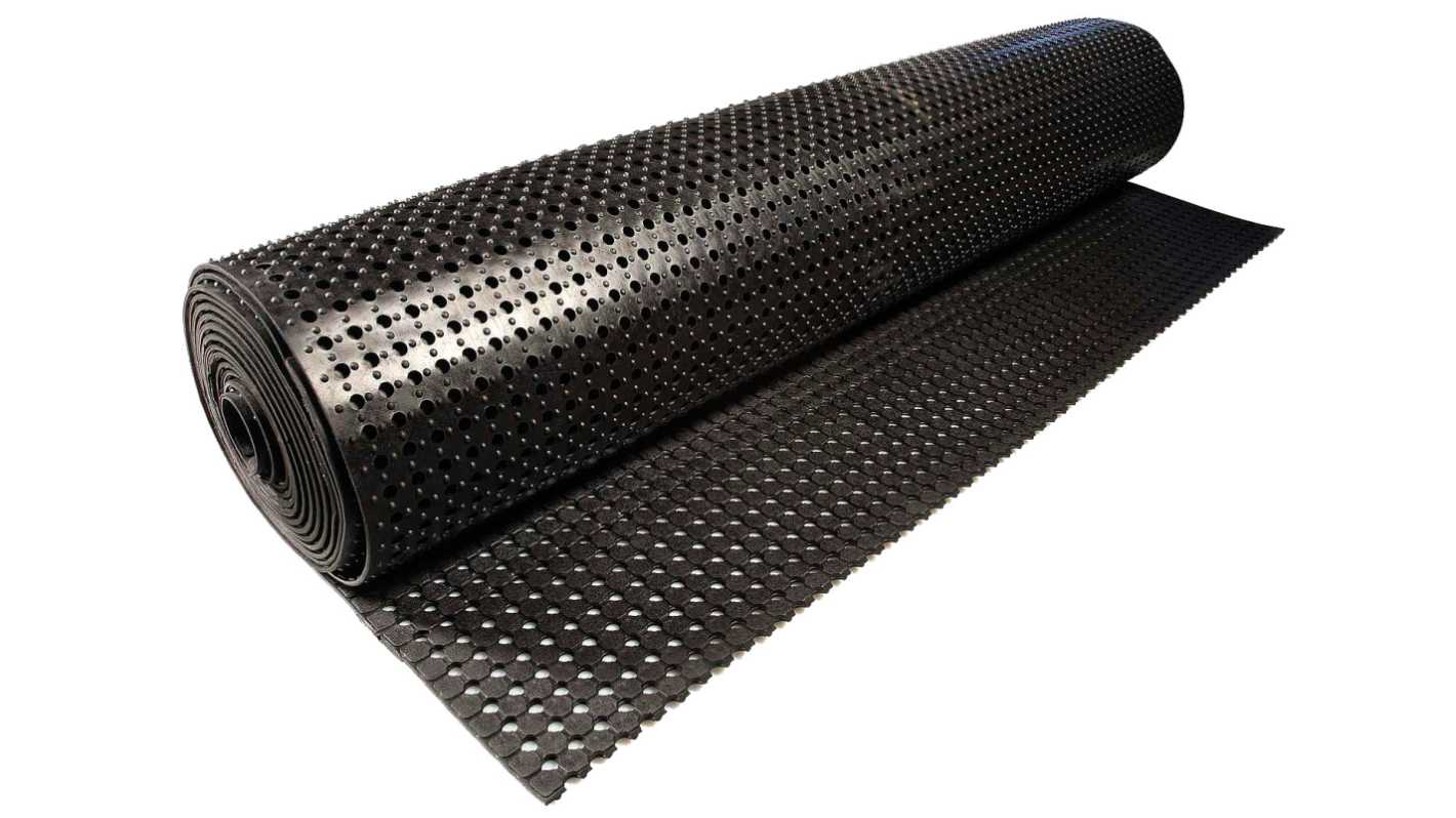 MR12 Safety Mat, Natural Rubber 10m x 600mm