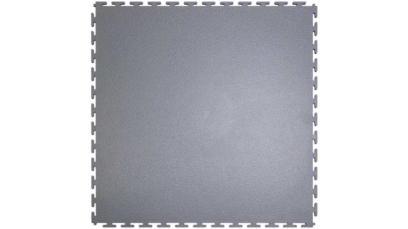 ID Group Light Grey Anti-slip Tile PVC Mat 50.1cm x 501mm x 5mm