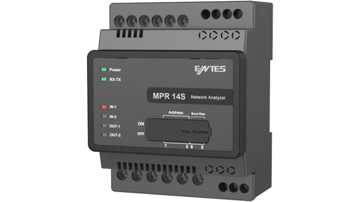 ENTES MPR-14S Power Quality Analyser, 3-Phase, 5.5A Max, 270V ac Max