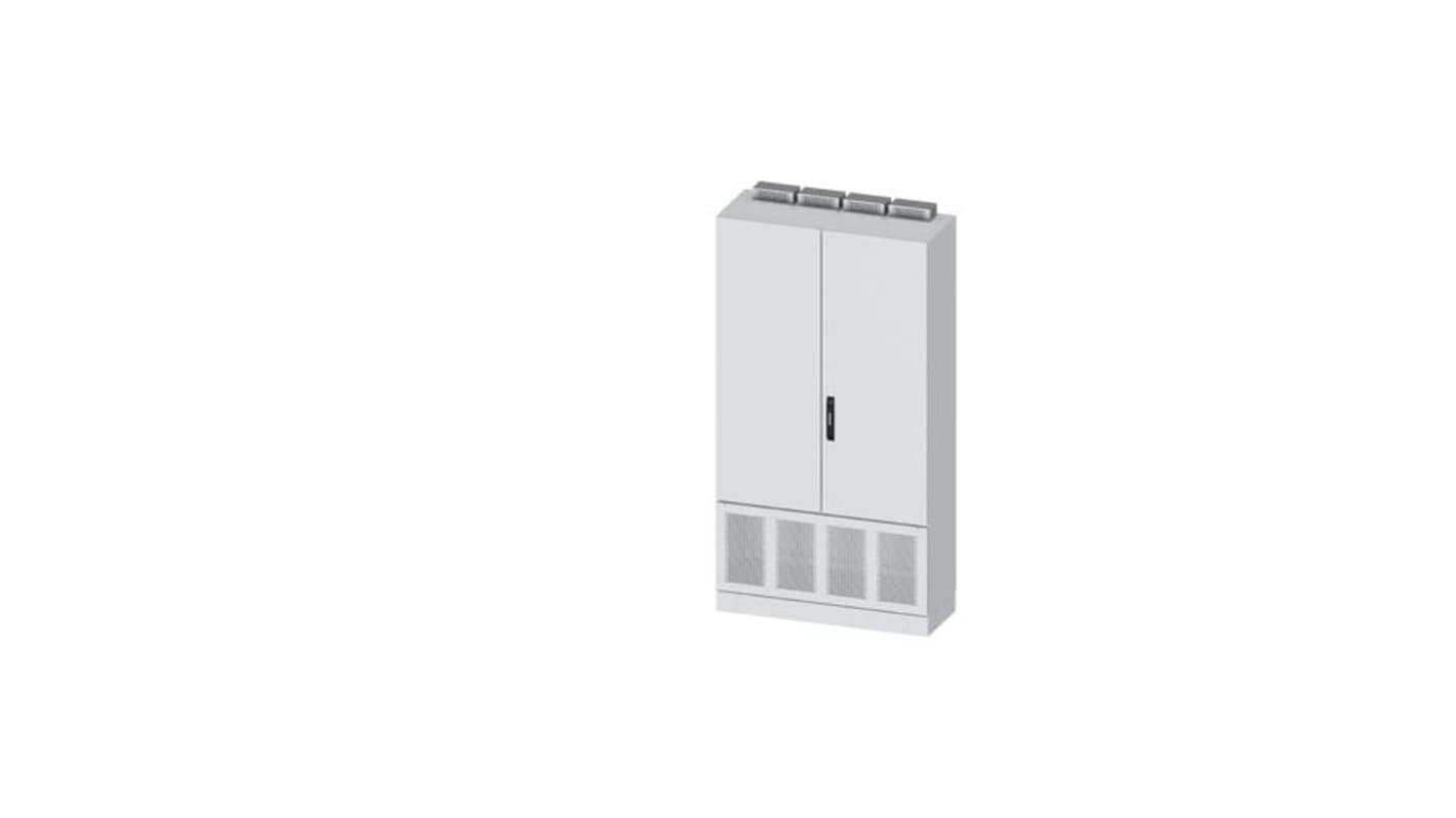 Siemens 8GK1483 Series Steel Double-Door-Door Floor Standing Enclosure, Double Door Door, IP30, 1950 x 1050 x 400mm