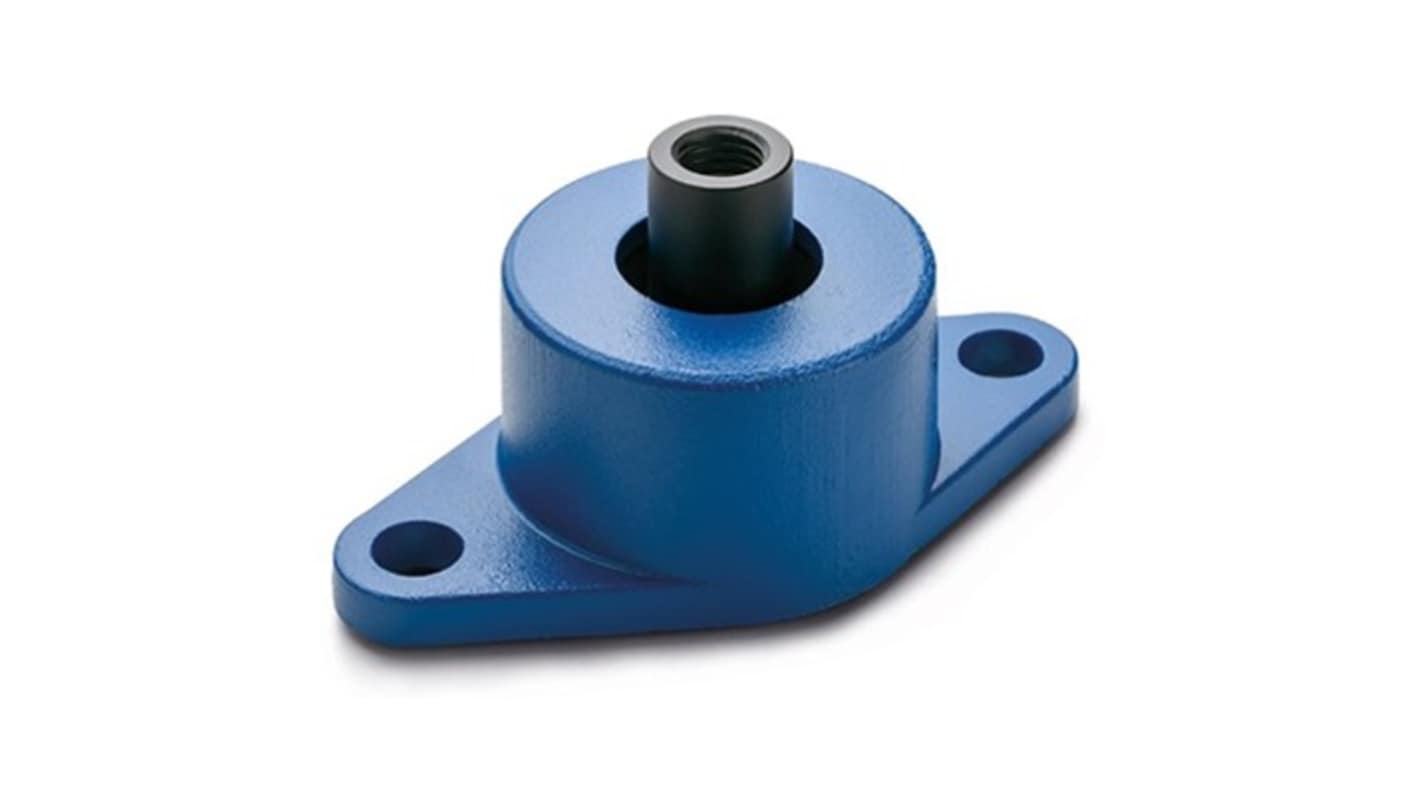 RS PRO Rectangular M16mm Anti Vibration Mount, Flange Mount with 600daN Compression Load