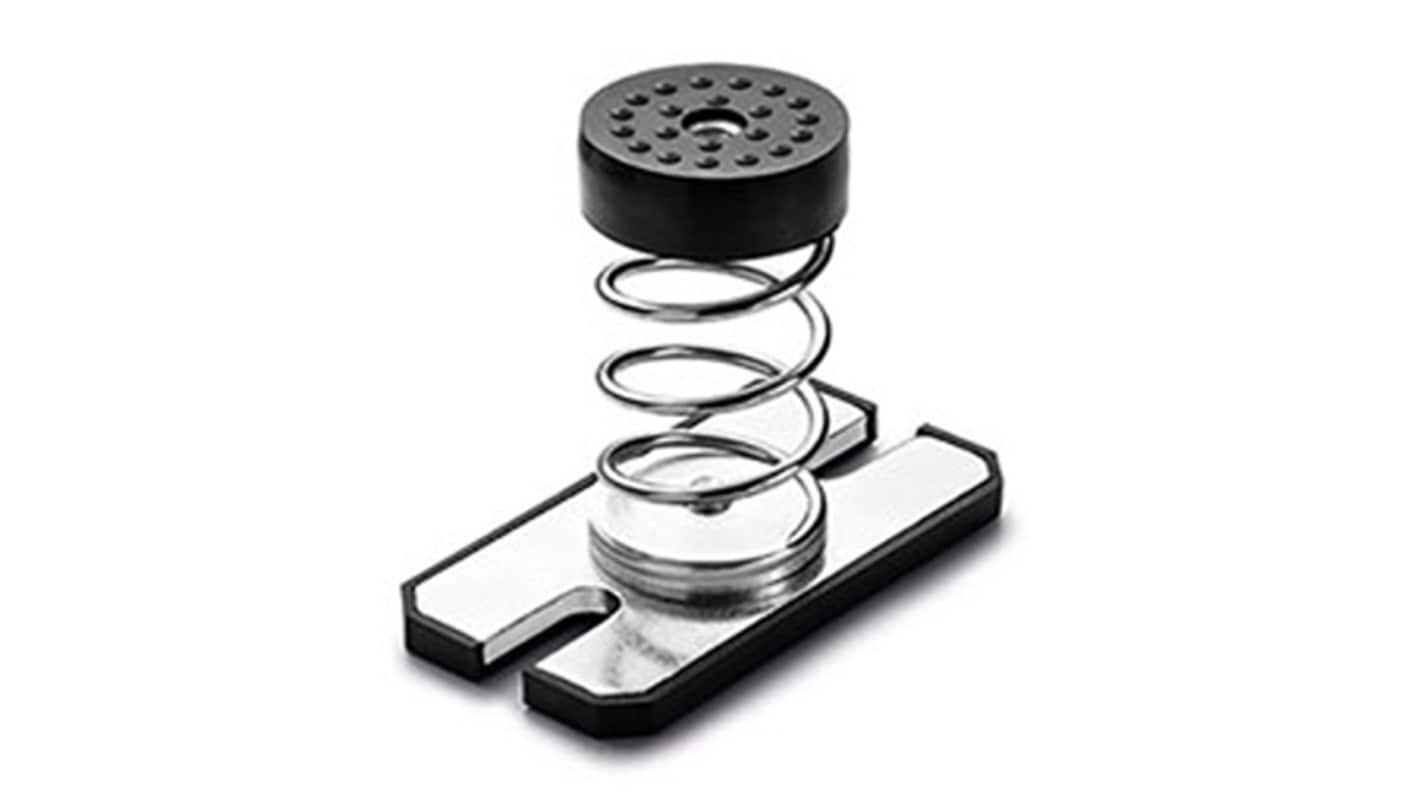 RS PRO Cylindrical M8mm Anti Vibration Mount, Spring Mount with 50daN Compression Load