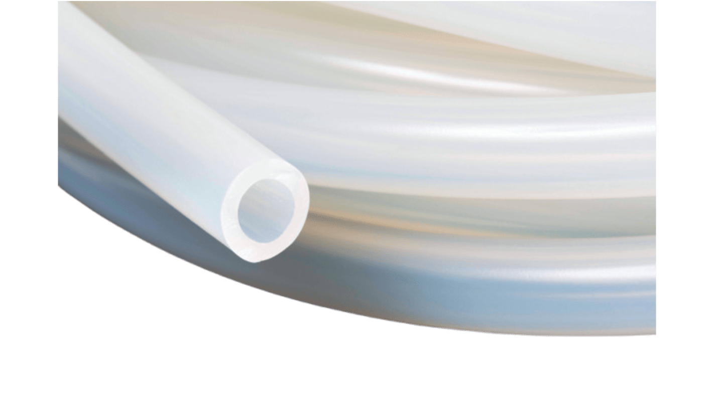 Saint Gobain VERSILON SR-1060 Silicone, Flexible Tube, 8mm ID, 11mm OD, Transparent, 25m