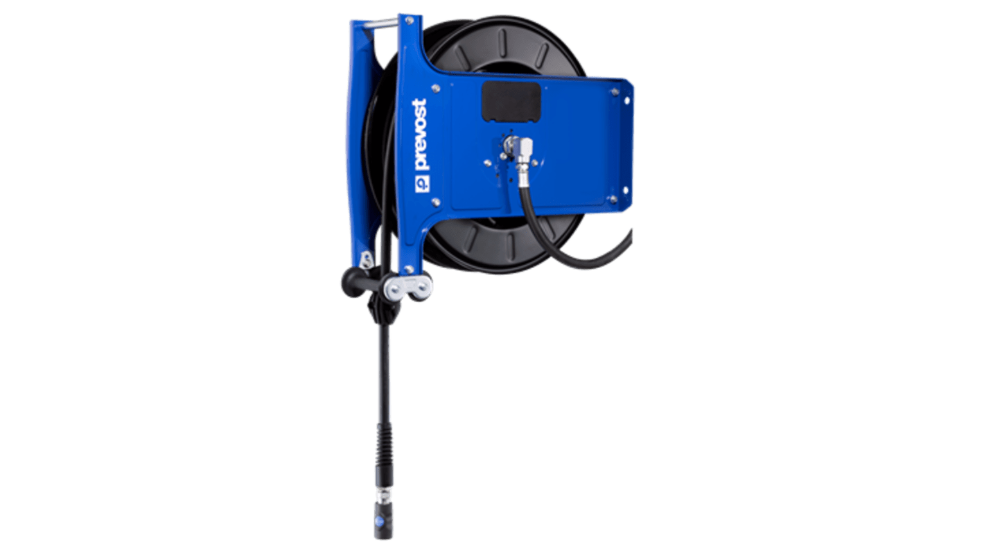 PREVOST G-3/8 Female 13mm Hose Reel 12 bar 15m Length, Wall Mounted