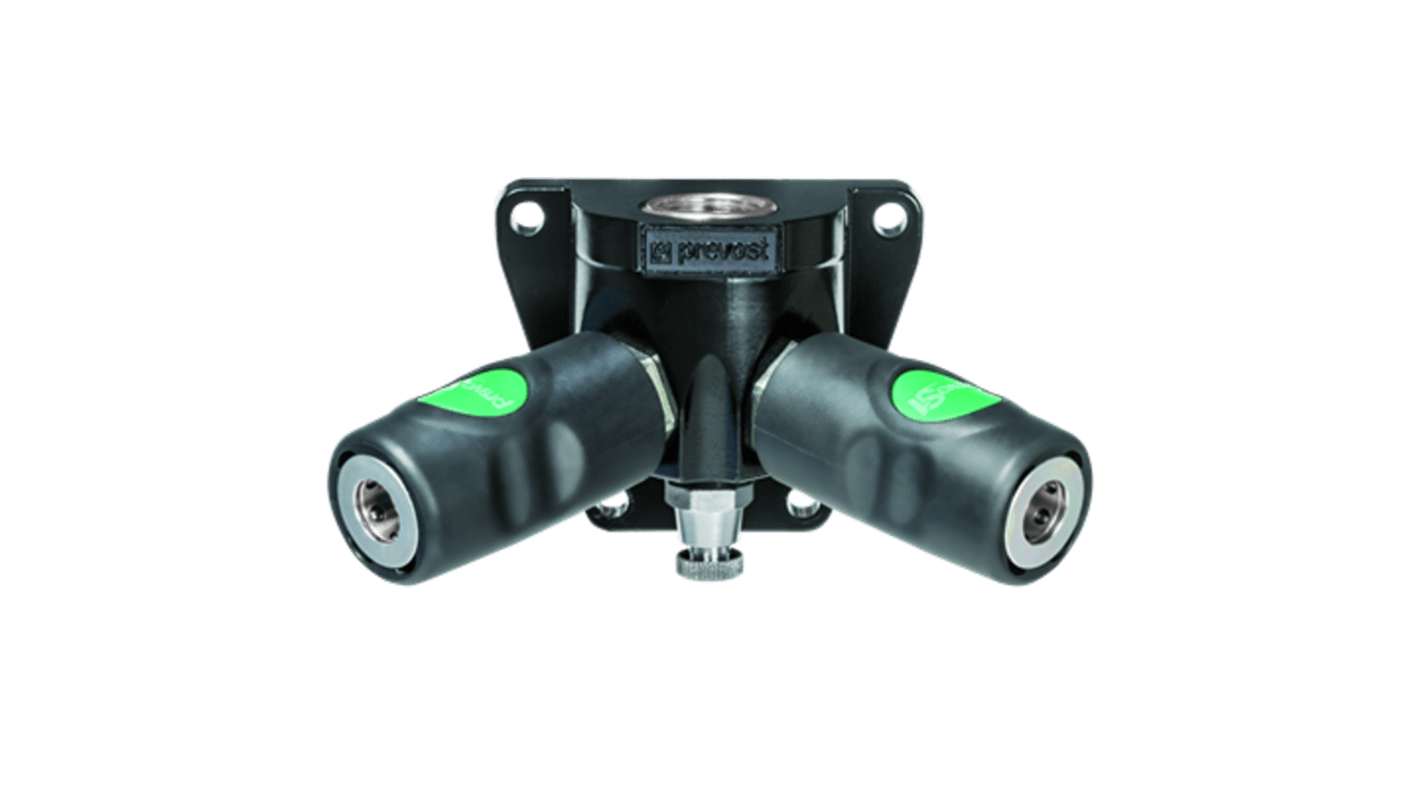 PREVOST Composite Body Female Pneumatic Quick Connect Coupling, G 3/4 Female Threaded