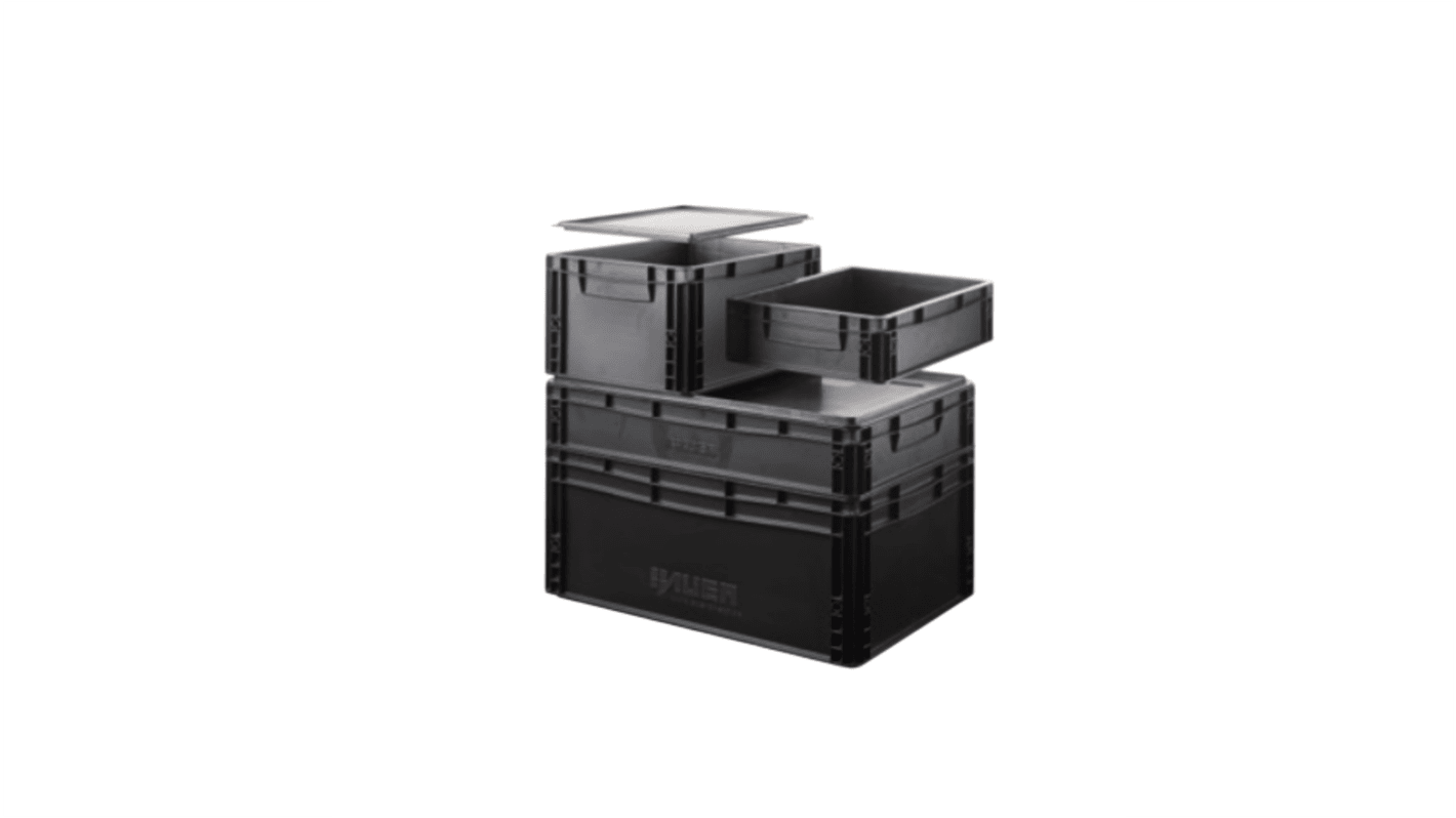 Anti-Static Plastic ESD-Safe Box 600mm (L) 400mm (W) 270mm (H)