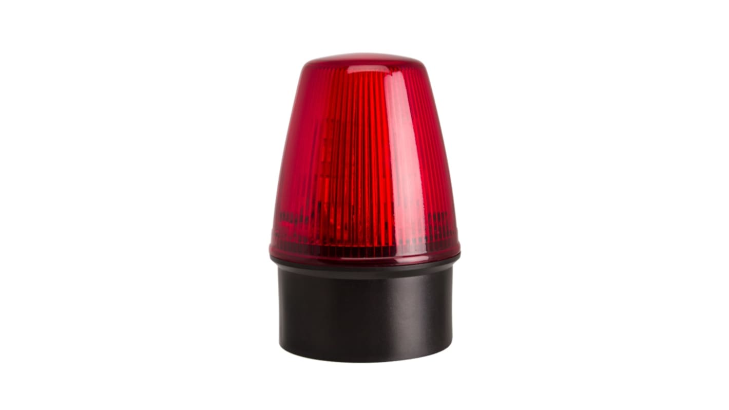 Moflash LED 100 ECO Series Red Flashing, Static Beacon, 35 To 80 V, Wall Mounted, LED Bulb, IP65