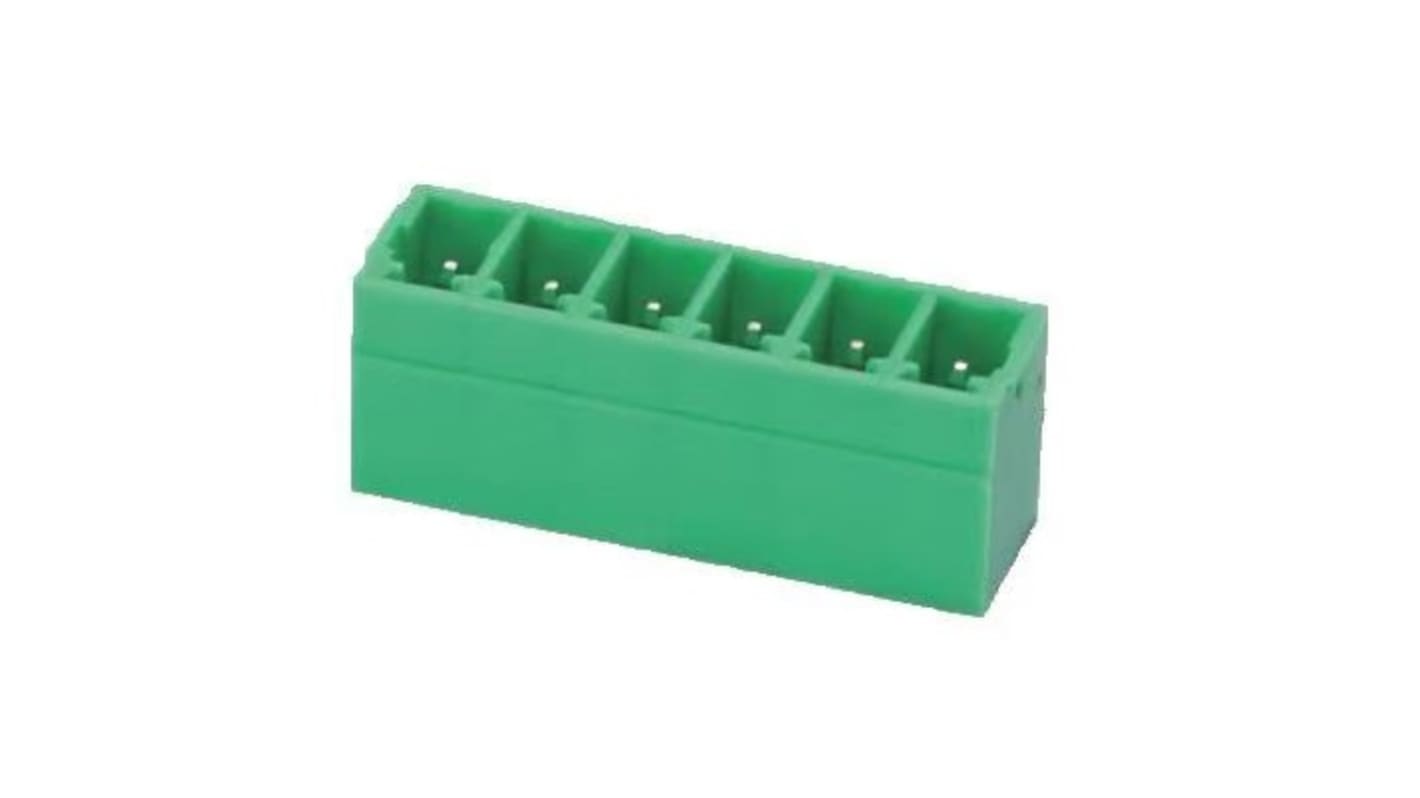 RS PRO XY2500 Series Straight Through Hole PCB Header, 3 Contact(s), 1 Row(s), Shrouded