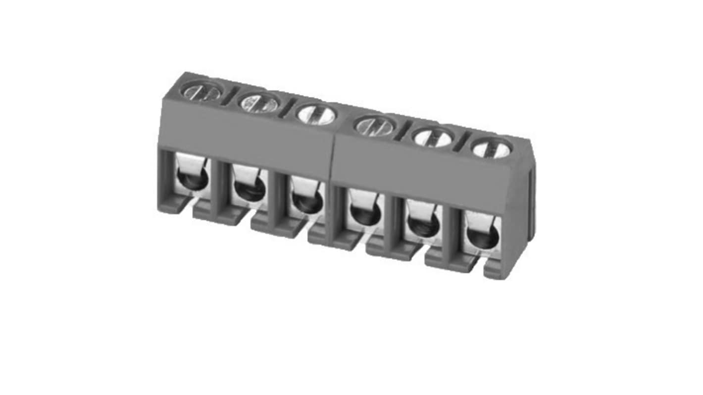 RS PRO XY301V Series Straight Through Hole PCB Header, 3 Contact(s), 1 Row(s), Shrouded