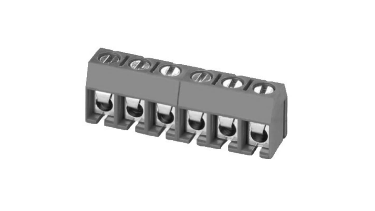 RS PRO XY301V Series Straight Through Hole PCB Header, 4 Contact(s), 1 Row(s), Shrouded