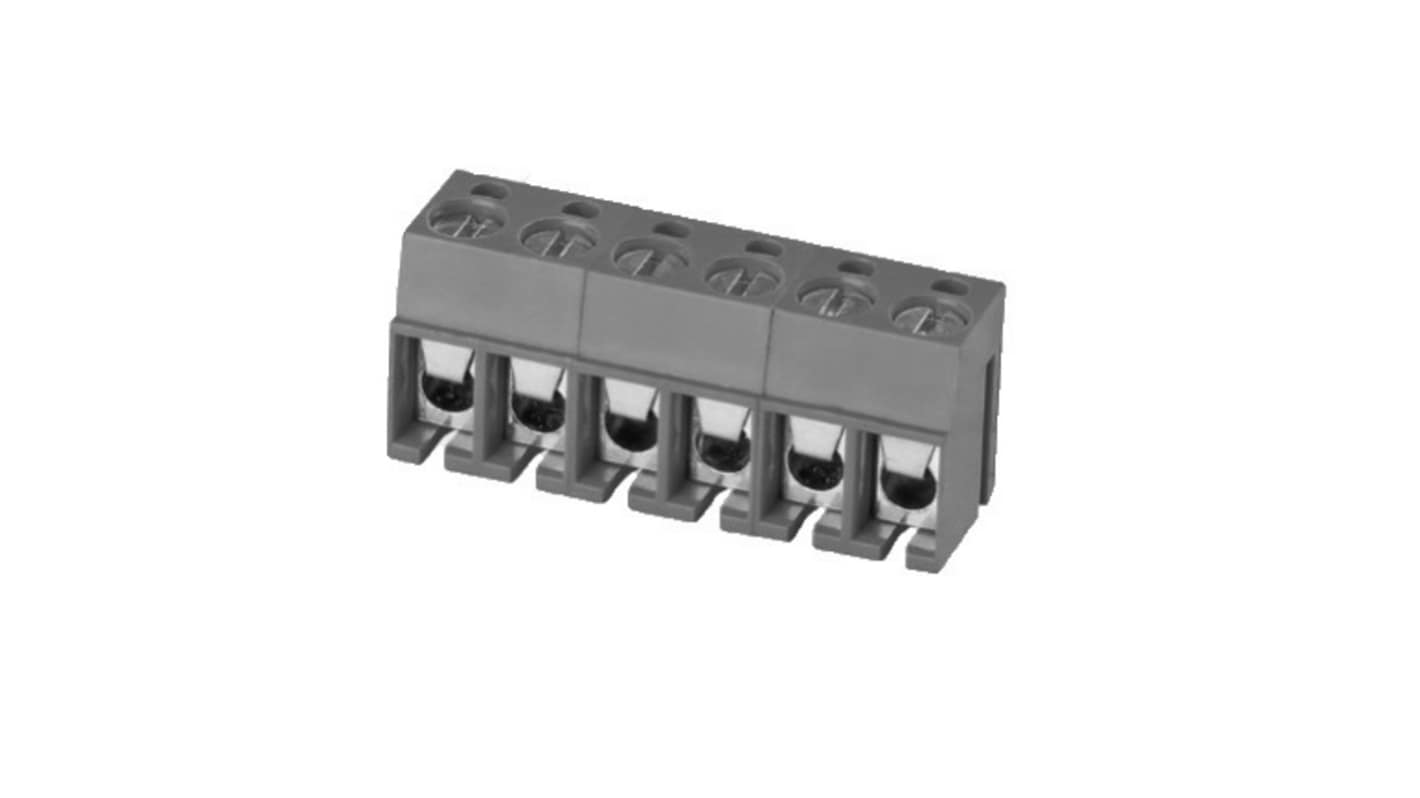 RS PRO XY300V Series Straight Through Hole PCB Header, 3 Contact(s), 1 Row(s), Shrouded