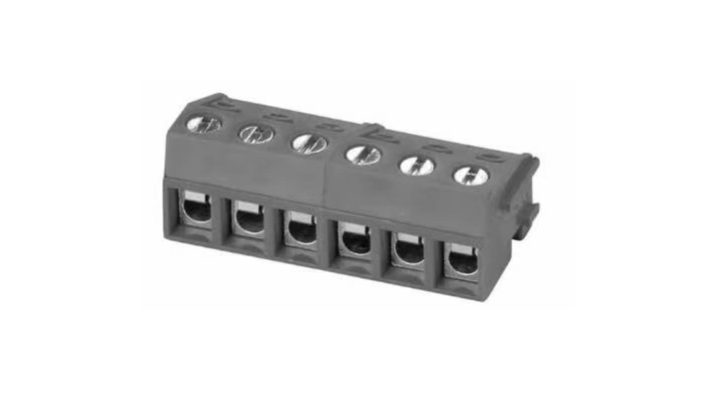 RS PRO XY332 Series Straight Through Hole PCB Header, 5 Contact(s), 1 Row(s), Shrouded