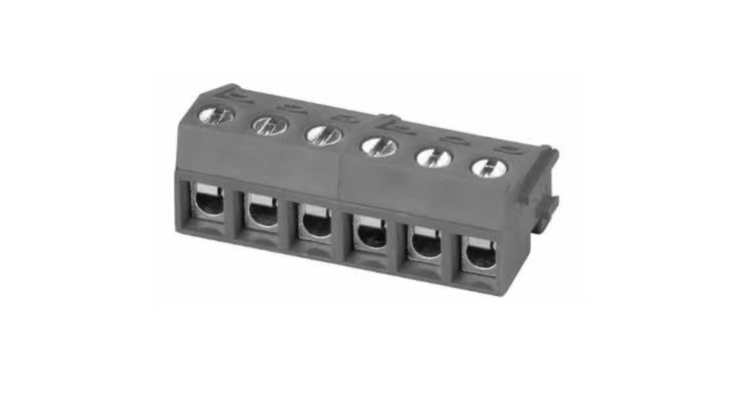 RS PRO XY332 Series Straight Through Hole PCB Header, 3 Contact(s), 1 Row(s), Shrouded