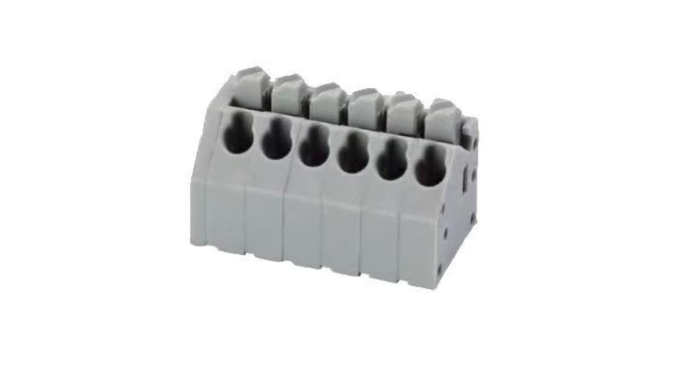 RS PRO XY121 Series Straight Through Hole PCB Header, 4 Contact(s), 1 Row(s), Shrouded