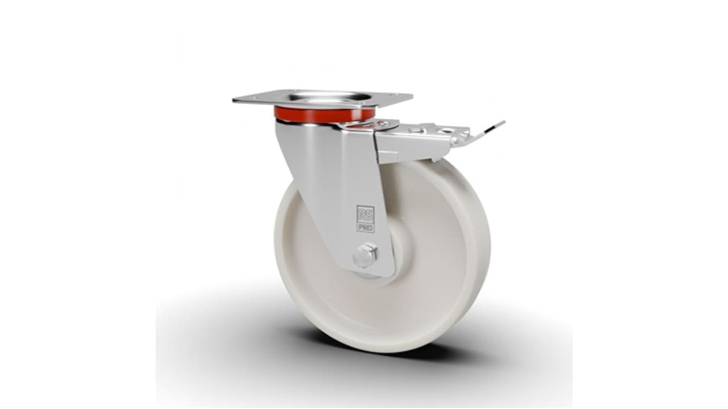 RS PRO Swivel Castor Wheel, 170kg Capacity, 125mm Wheel