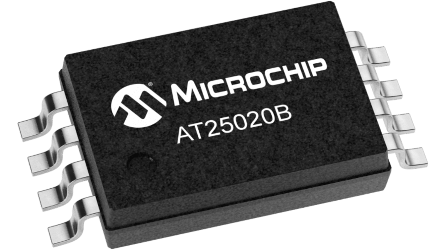 Microchip AT25020B-XPD-T, 2kbit EEPROM Chip, 5ns 8-Pin TSSOP SPI