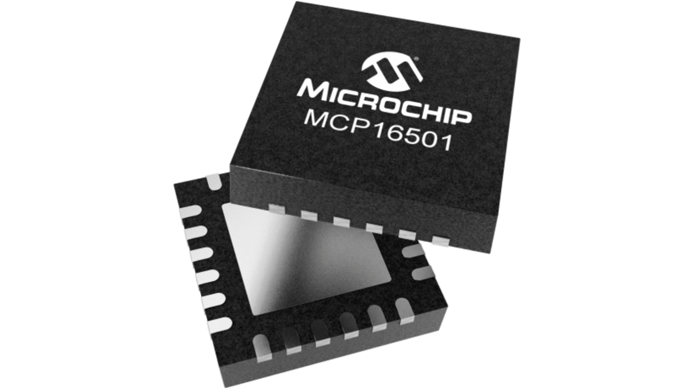 Microchip MCP16501TB-E/RMBVAO, TripleHigh Side, High Side Power Switch IC 24-Pin, VQFN