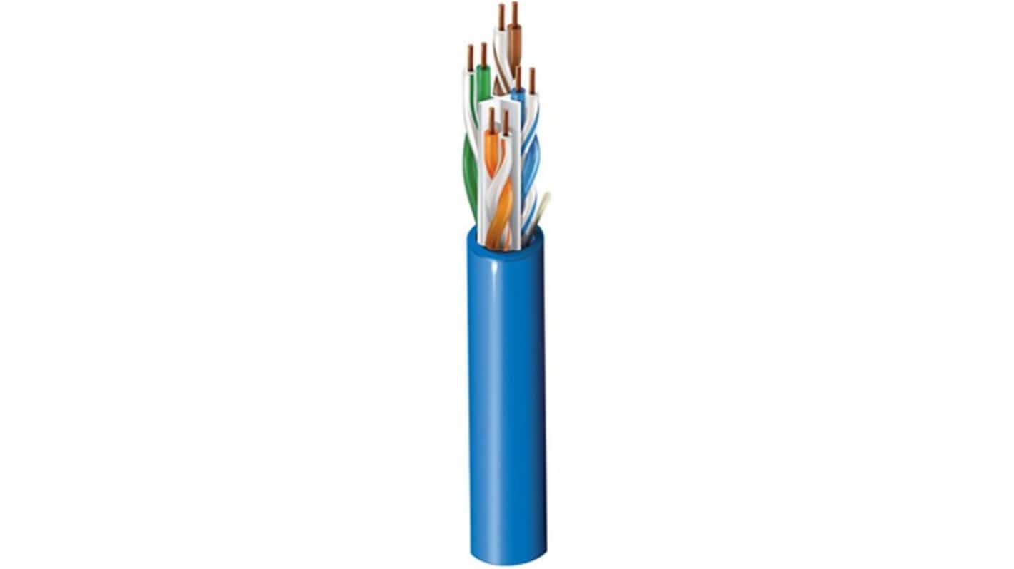 Belden7965E, 500m Cat6, Grey Unterminated to Unterminated, U/UTP Shielded, Unterminated PVC Sheath