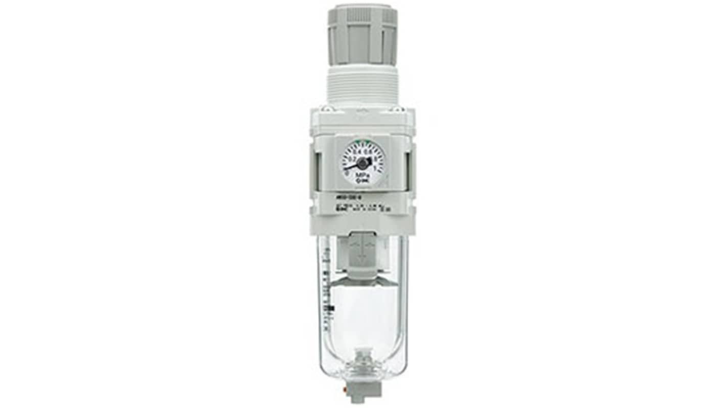 SMC AW-D Filter Regulator, 1/4 in, 3/8 in, AW30-N03-Z-D
