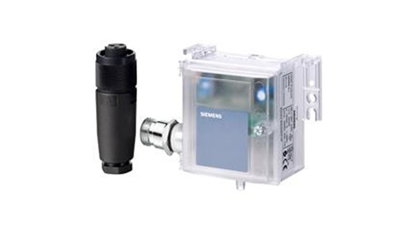 Siemens QBM Series Pressure Sensor, -50Pa Min, 50Pa Max, Current Output, Differential Reading