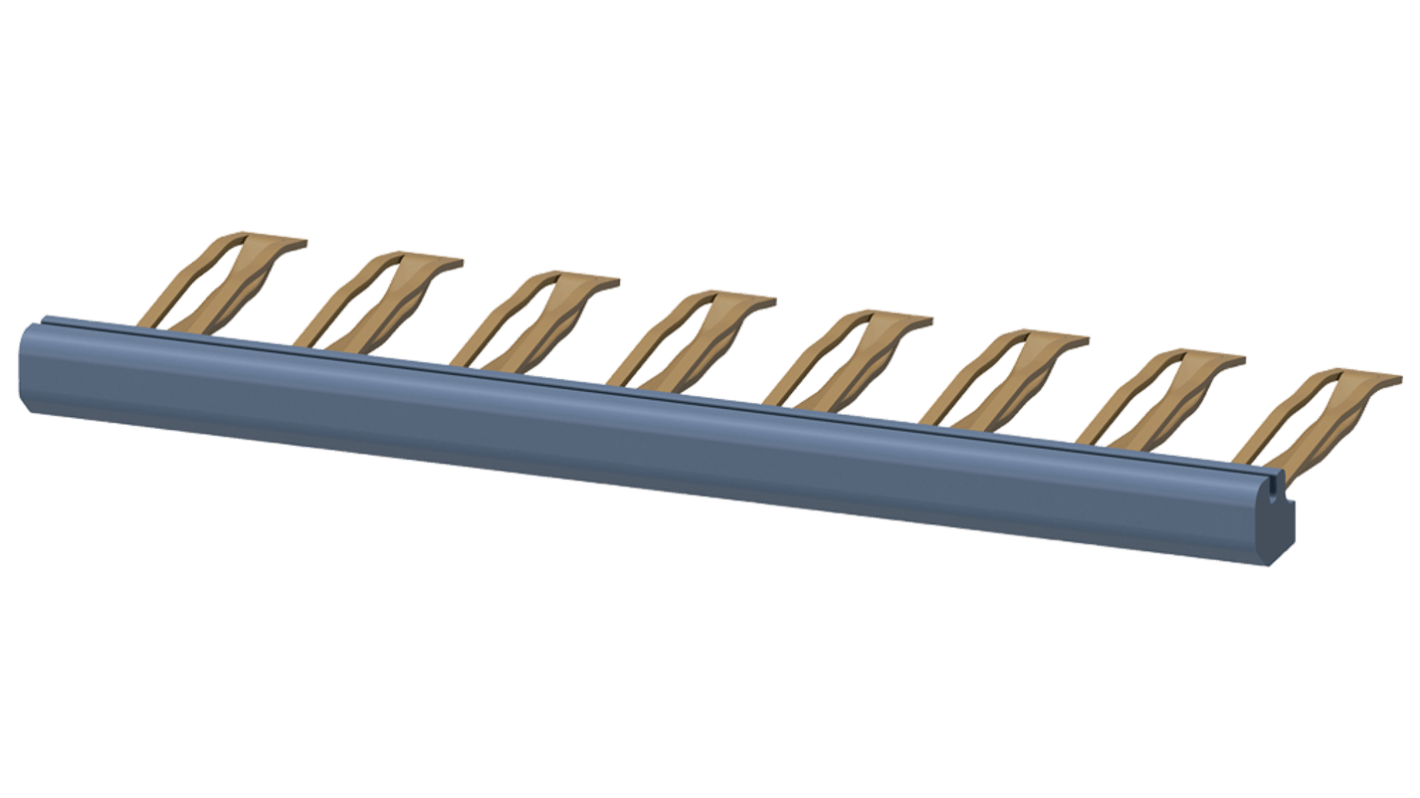 Siemens 3RQ4 Series Connecting Comb for Use with 8-Pole, Infeed 10 A, 10A