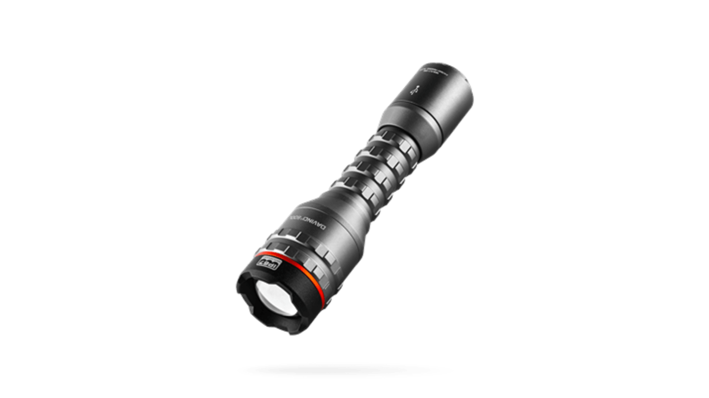 NEBO LED Torch Black - Rechargeable 800 lm, 6.3 in