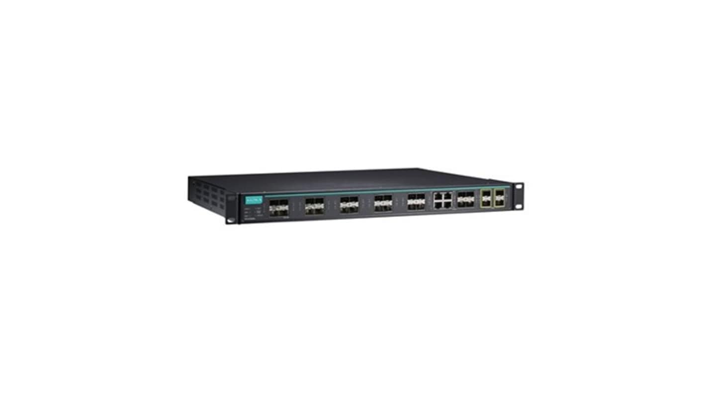MOXA ICS-G7828A-20GSFP-4XG-HV-HV-T, Managed 28 Port Ethernet Switch USB