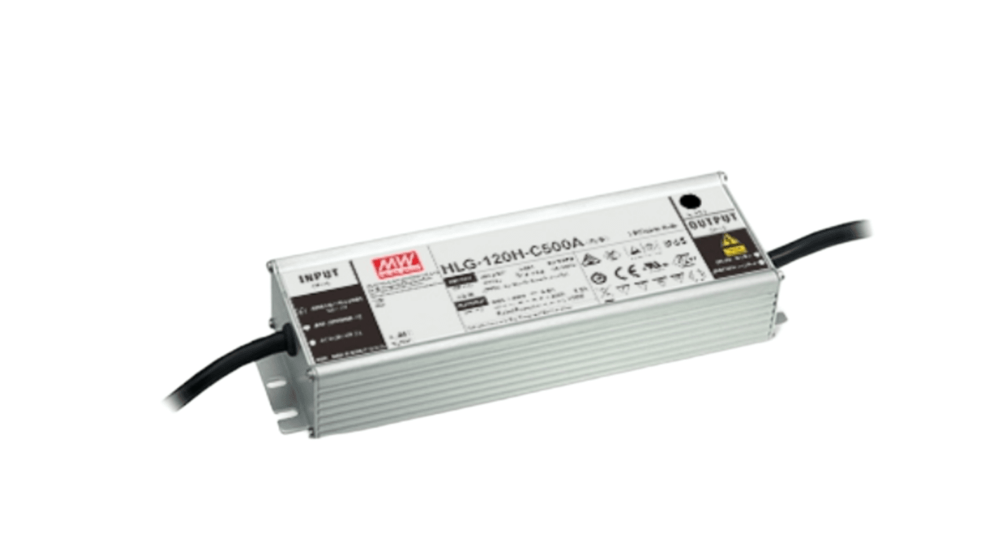 MEAN WELL LED Driver, 108V Output, 150W Output, 1.4A Output, Constant Current Dimmable