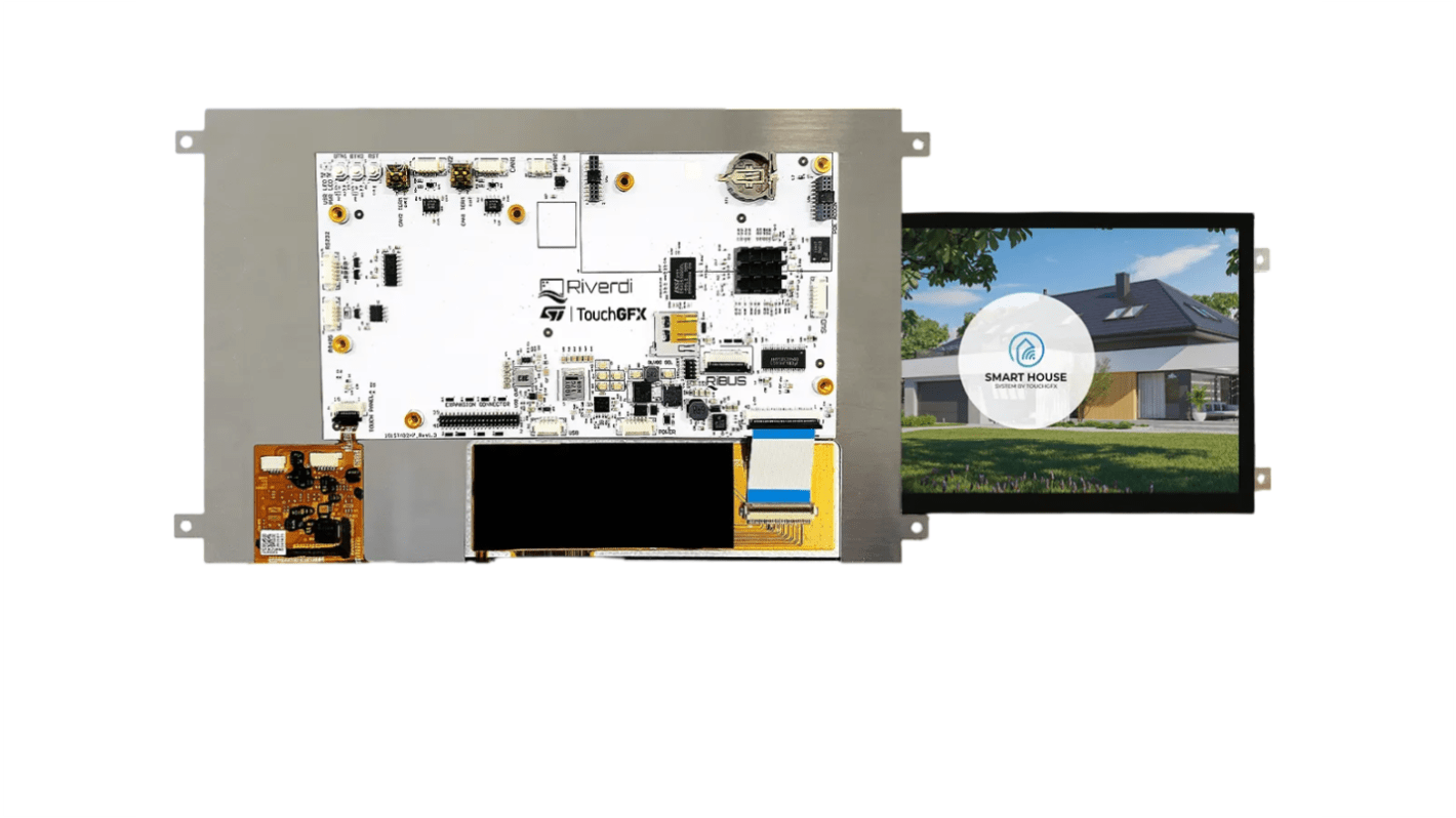 Riverdi RVT101HVSFWCA0 TFT LCD Colour Display / Touch Screen, 10.1in, 1280 x 800pixels
