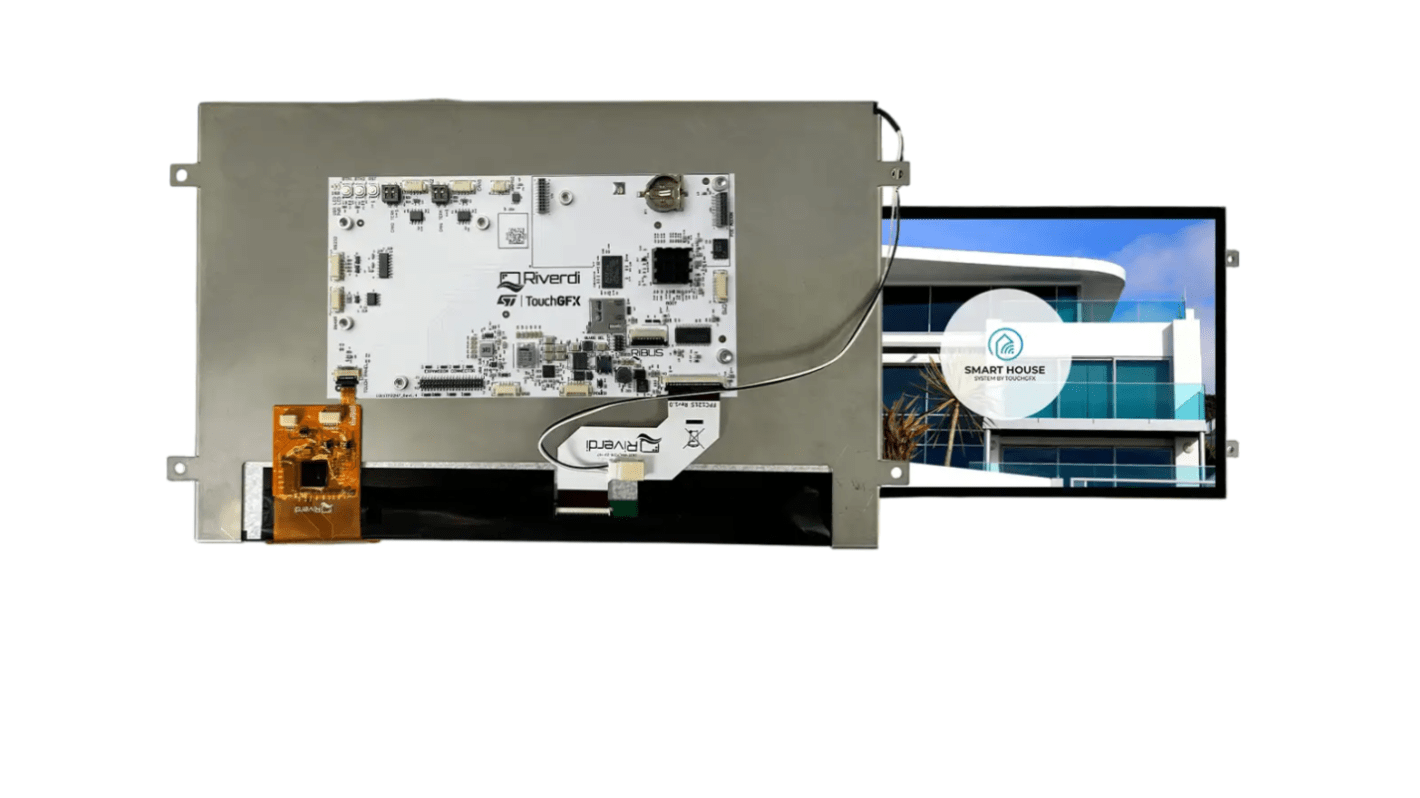 Riverdi RVT121HVSFWCA0-BV1.0A TFT LCD Colour Display / Touch Screen, 12.1in, 1280 x 800pixels