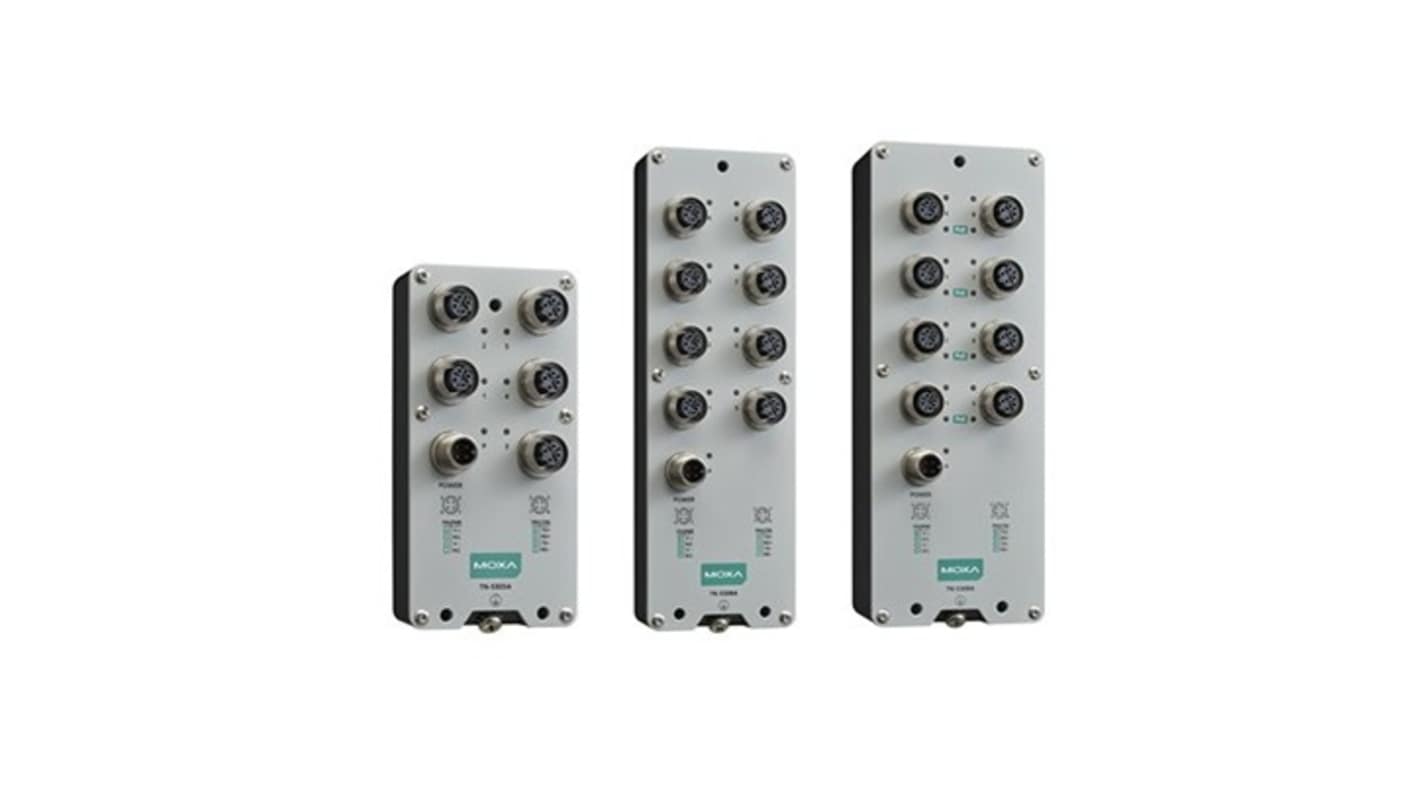 MOXA TN-5305A-WV-CT-T, Unmanaged 5 Port Ethernet Switch With PoE