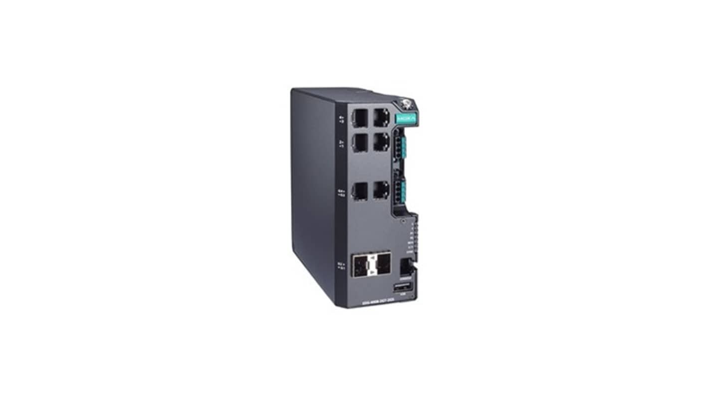 MOXA EDS-4008-2MSC-HV-T, Managed 8 Port Ethernet Switch RJ-45