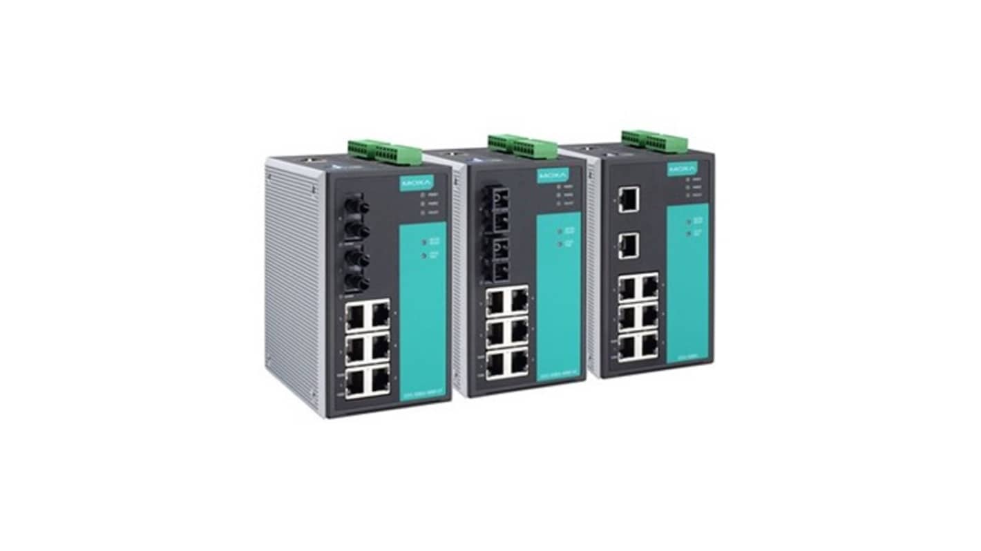MOXA EDS-508A-SS-SC-80, Managed 8 Port Ethernet Switch RJ-45
