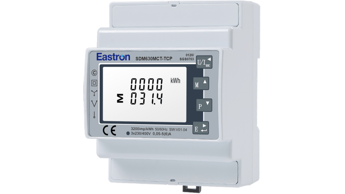 Sifam Tinsley 3 Phase LCD Energy Meter