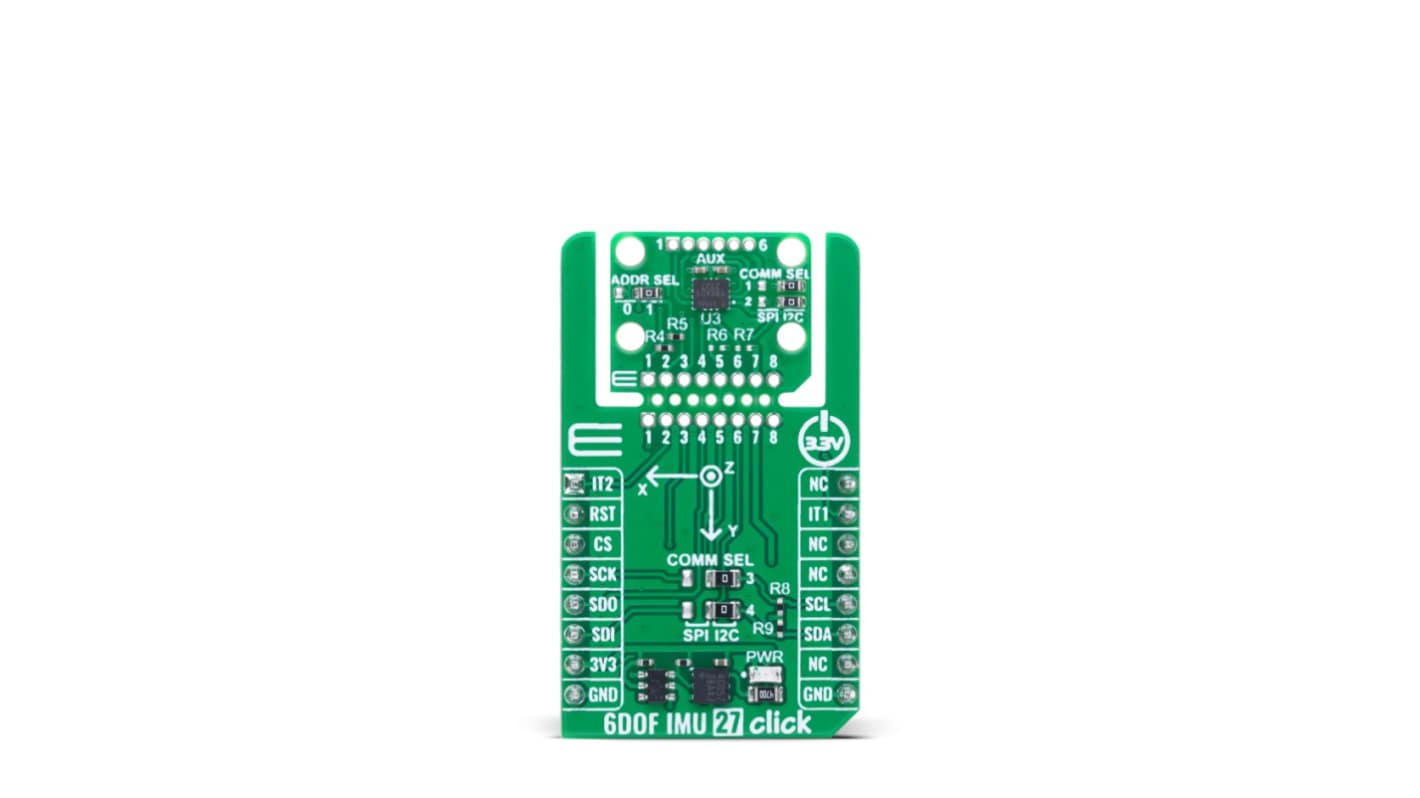 MikroElektronika 6DOF IMU 27 Click Motion Sensor Add On Board for MIKROE-6514 mikroBUS