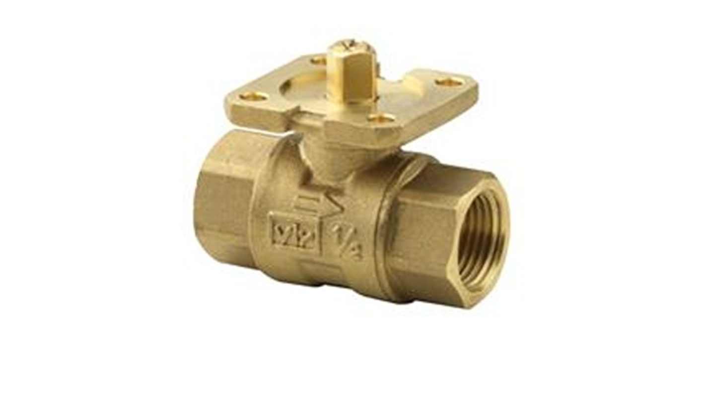 Siemens Brass Ball Valve, Ball Valve, Threaded, Rp Rp 2in, 16bar Operating Pressure